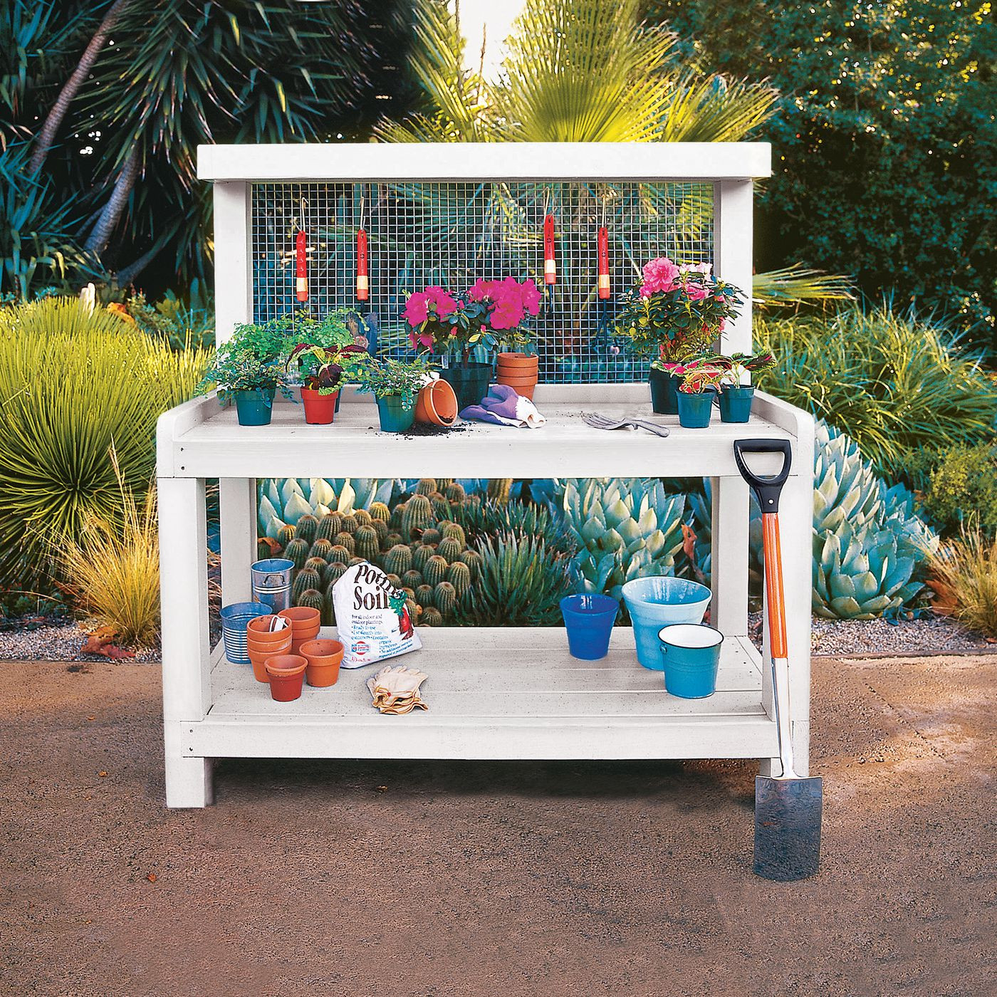 How To Build A Potting Bench - This Old House