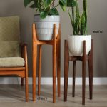 Mid Century Modern Plant Stand Our Original Design Indoor – Etsy