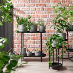 Olivblad Plant Stand – In/Outdoor Black 56 Cm