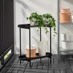 Olivblad Plant Stand – In/Outdoor Black 56 Cm